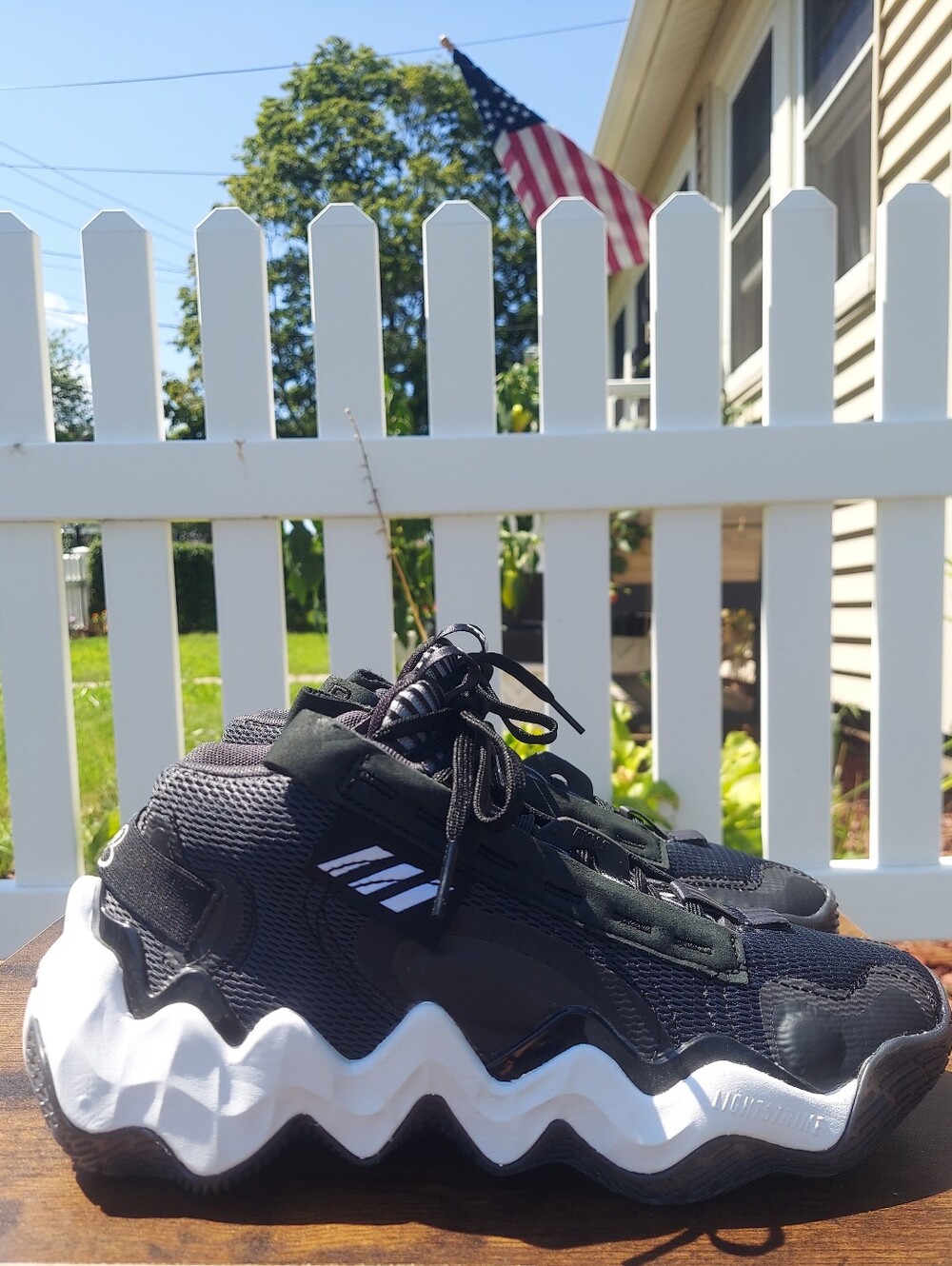 Adidas Exhibit B Candace Parker Mid Black & White Sneakers Women Size 7.5 NWOT